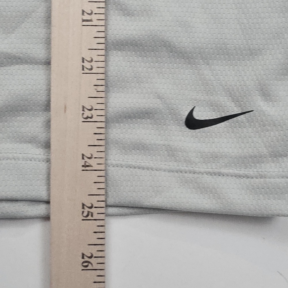Nike Shirt Womens Medium‎ Gray Dri-FIT Open Back Long Sleeve Training Top Casual - Picture 9 of 9